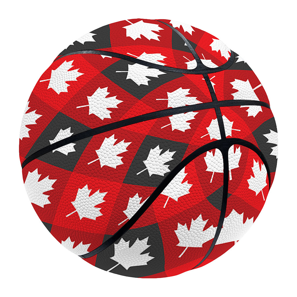 Canada Maple Leaf Pattern Print Basketball