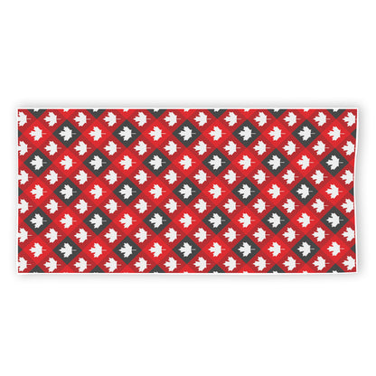 Canada Maple Leaf Pattern Print Beach Towel