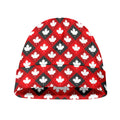Canada Maple Leaf Pattern Print Beanie