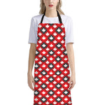 Canada Maple Leaf Pattern Print Bib Apron With Pocket