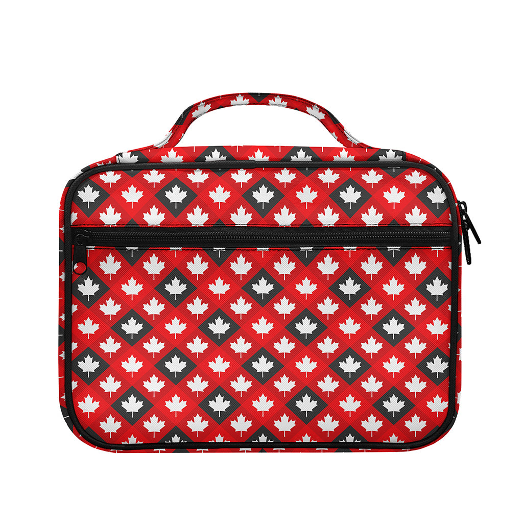 Canada Maple Leaf Pattern Print Briefcase Bible Bag