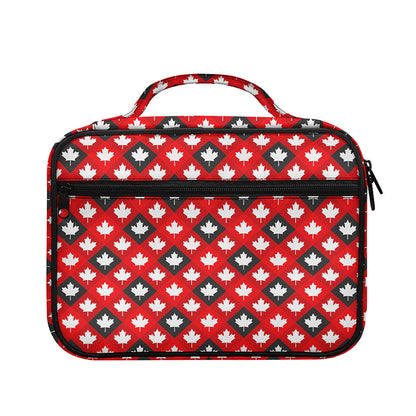 Canada Maple Leaf Pattern Print Briefcase Bible Bag