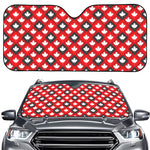 Canada Maple Leaf Pattern Print Car Windshield Sun Shade
