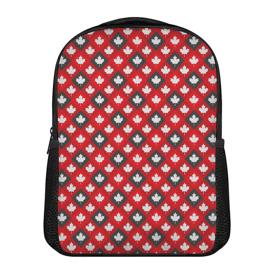 Canada Maple Leaf Pattern Print Casual Backpack