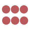 Canada Maple Leaf Pattern Print Coaster Set