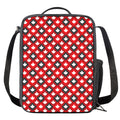 Canada Maple Leaf Pattern Print Crossbody Lunch Bag