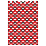 Canada Maple Leaf Pattern Print Curtain