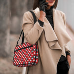 Canada Maple Leaf Pattern Print Double Strap Bible Bag
