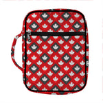 Canada Maple Leaf Pattern Print Front Pocket Bible Bag