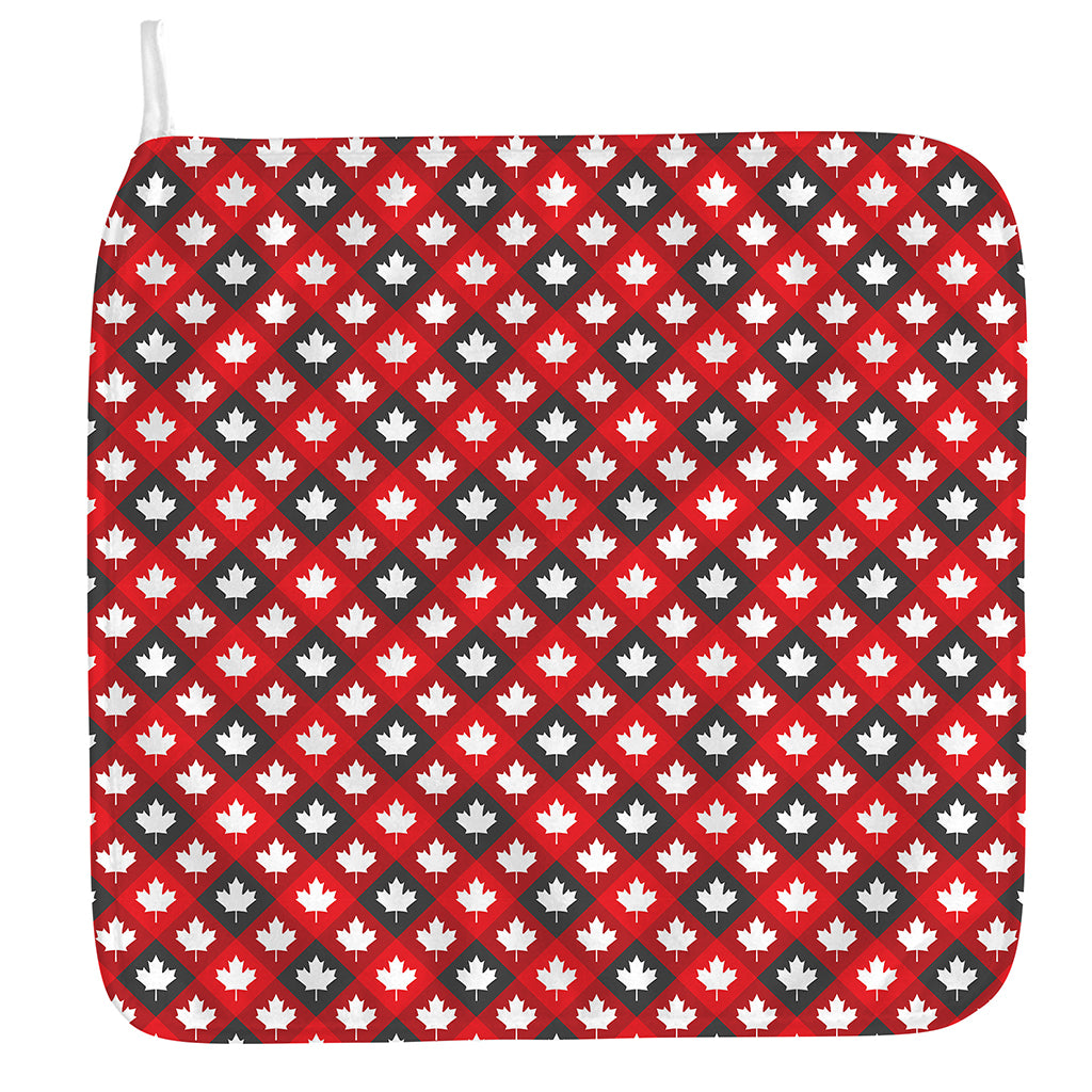 Canada Maple Leaf Pattern Print Hand Towel
