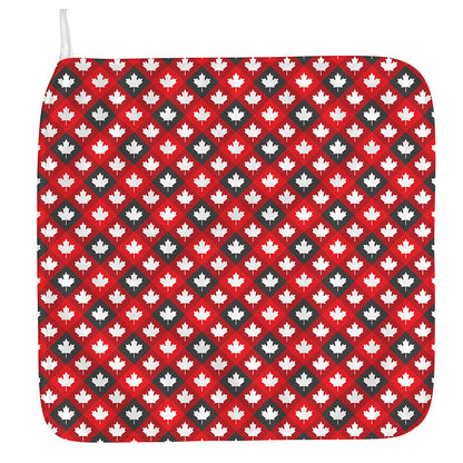 Canada Maple Leaf Pattern Print Hand Towel