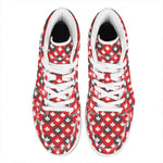 Canada Maple Leaf Pattern Print High Top Leather Sneakers