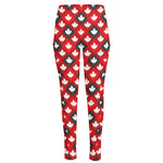 Canada Maple Leaf Pattern Print High-Waisted Pocket Leggings
