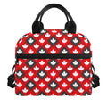 Canada Maple Leaf Pattern Print Insulated Lunch Bag