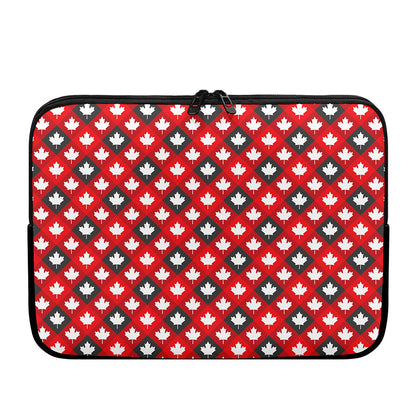 Canada Maple Leaf Pattern Print Laptop Sleeve