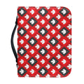 Canada Maple Leaf Pattern Print Leather Bible Cover
