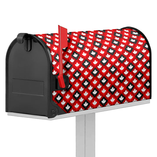 Canada Maple Leaf Pattern Print Mailbox Cover