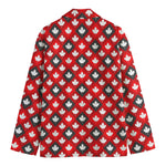 Canada Maple Leaf Pattern Print Men's Blazer