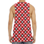 Canada Maple Leaf Pattern Print Men's Muscle Tank Top