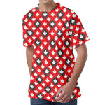 Canada Maple Leaf Pattern Print Men's Velvet T-Shirt