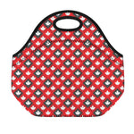 Canada Maple Leaf Pattern Print Neoprene Lunch Bag