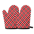 Canada Maple Leaf Pattern Print Oven Mitts