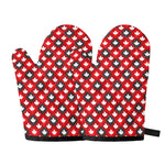 Canada Maple Leaf Pattern Print Oven Mitts