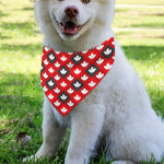 Canada Maple Leaf Pattern Print Over The Collar Dog Bandana