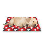 Canada Maple Leaf Pattern Print Pet Cooling Mat Cover