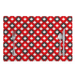 Canada Maple Leaf Pattern Print Placemat