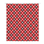 Canada Maple Leaf Pattern Print Polyester Shower Curtain