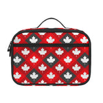 Canada Maple Leaf Pattern Print Portable Lunch Bag
