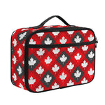 Canada Maple Leaf Pattern Print Portable Lunch Bag