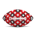Canada Maple Leaf Pattern Print Rugby Ball