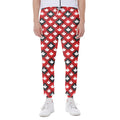 Canada Maple Leaf Pattern Print Joggers