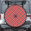 Canada Maple Leaf Pattern Print Tire Cover With Camera Hole