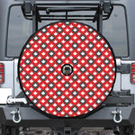 Canada Maple Leaf Pattern Print Tire Cover With Camera Hole