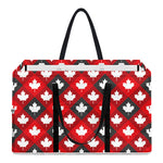 Canada Maple Leaf Pattern Print Utility Tote Bag