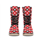 Canada Maple Leaf Pattern Print Winter Boots
