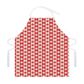 Canadian Maple Leaf Pattern Print Adjustable Apron