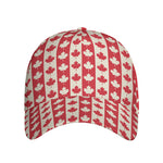 Canadian Maple Leaf Pattern Print Baseball Cap