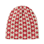 Canadian Maple Leaf Pattern Print Beanie