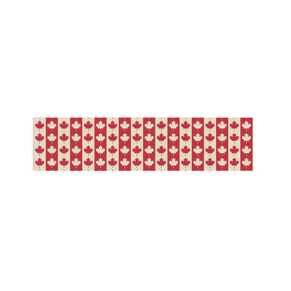 Canadian Maple Leaf Pattern Print Bed Runner