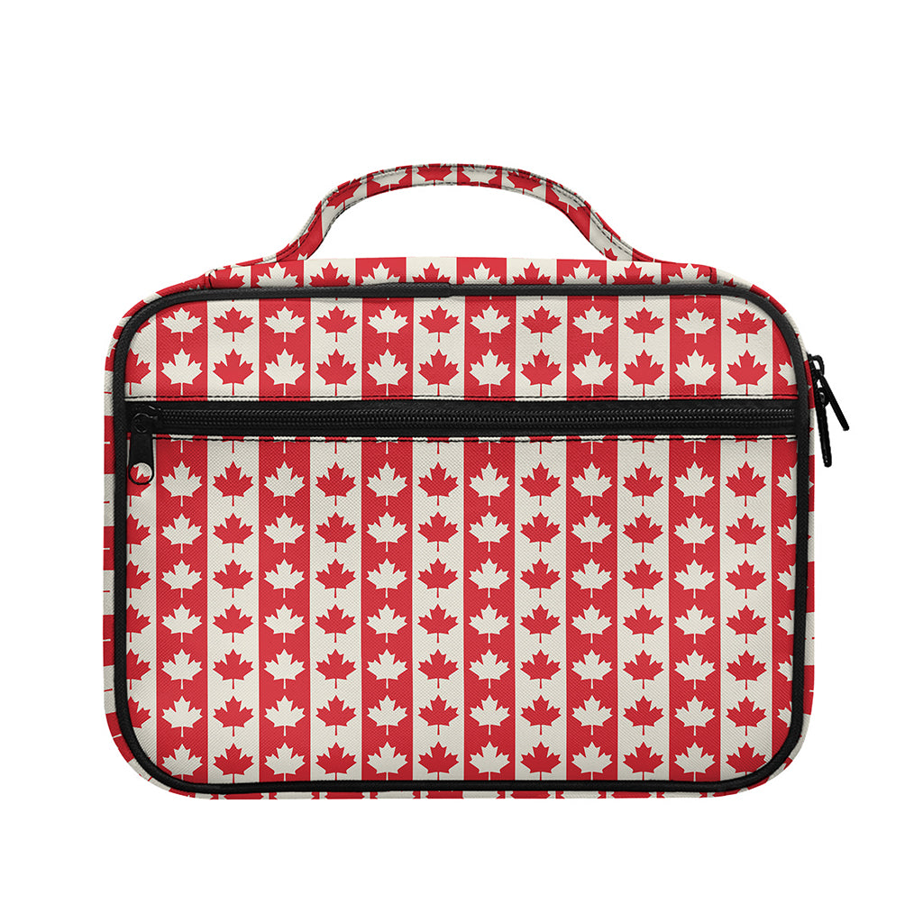 Canadian Maple Leaf Pattern Print Briefcase Bible Bag