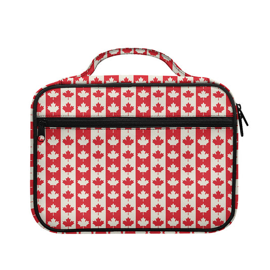 Canadian Maple Leaf Pattern Print Briefcase Bible Bag