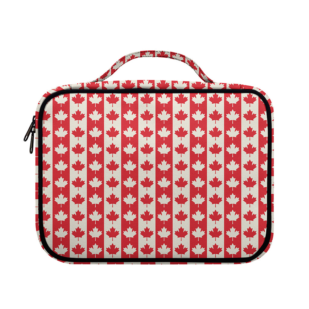 Canadian Maple Leaf Pattern Print Briefcase Bible Bag