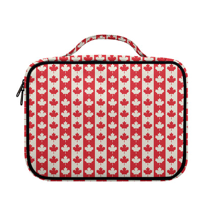 Canadian Maple Leaf Pattern Print Briefcase Bible Bag