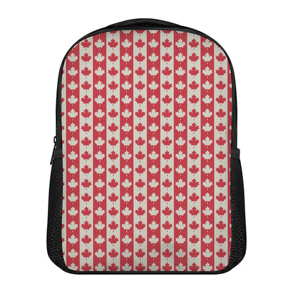Canadian Maple Leaf Pattern Print Casual Backpack
