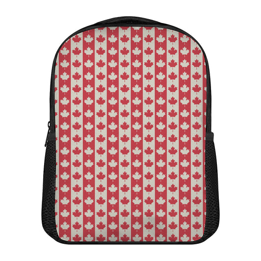 Canadian Maple Leaf Pattern Print Casual Backpack