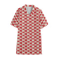 Canadian Maple Leaf Pattern Print Cotton Hawaiian Shirt